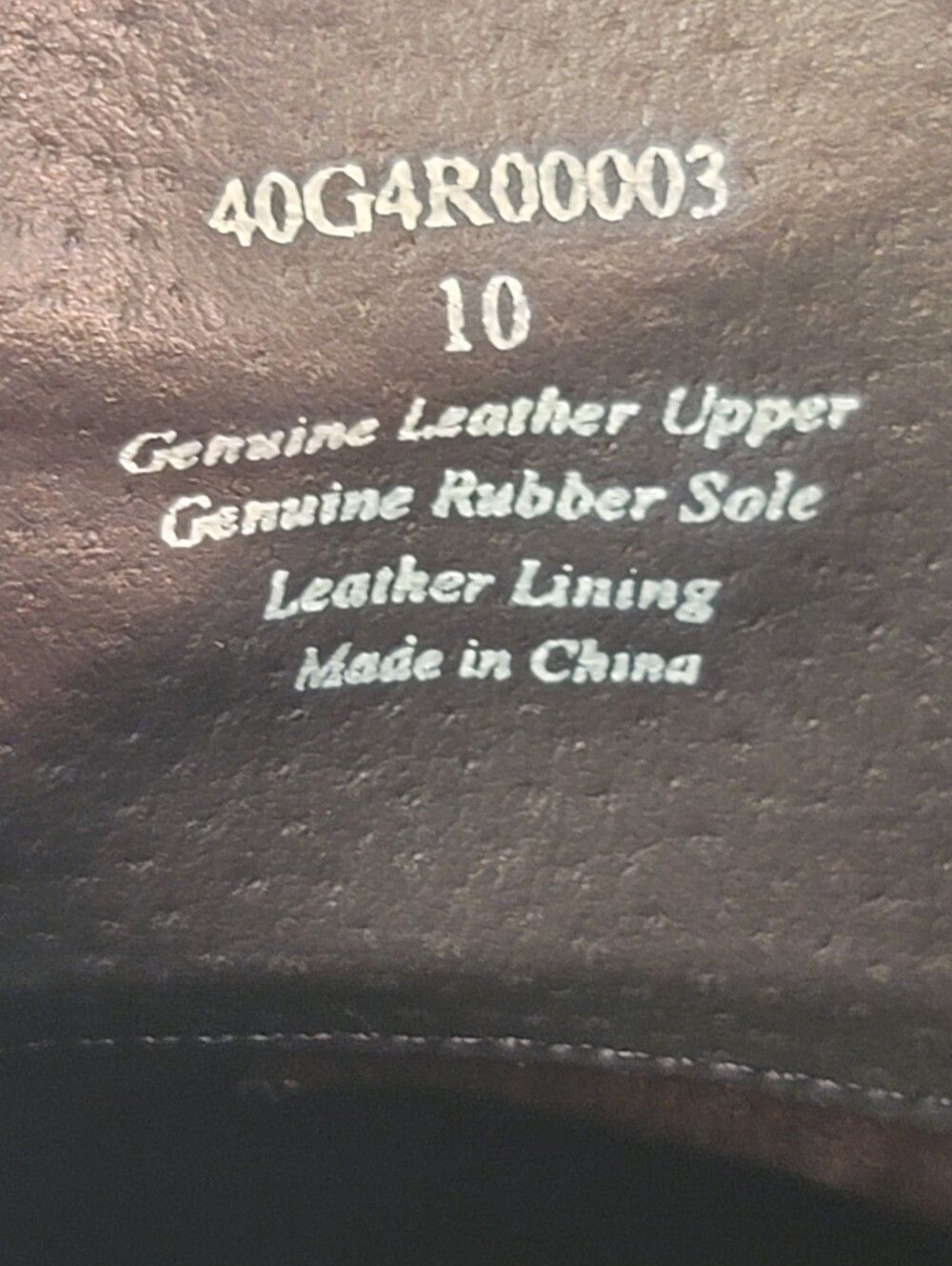 Joseph Abboud Mens Brown Mahogony Leather Wingtip Oxford Shoes Brogue Size 10 - Picture 9 of 11